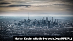 Руїни Авдіївського коксохімічного комбінату. Україна. Січень 2024 року