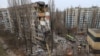 Багатоквартирний будинок, пошкоджений ударом російського безпілотника в Одесі, 2 березня 2024 року
