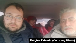 Дмитро Забавін з родиною
