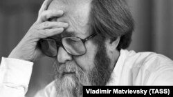 Пісьменьнік Аляксандар Салжаніцын, архіўнае фота