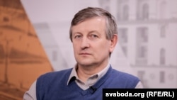 Яраслаў Раманчук у стыдыі Радыё Свабода, архіўнае фота