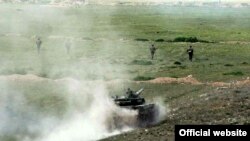 Armenia/Nagorno Karabakh - Karabakh Armenian forces hold military exercises, undated