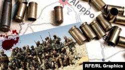 «ПВК Вагнера», російська приватна військова компанія в Сирії. Орієнтовно, 2014-2015 роки (колаж)