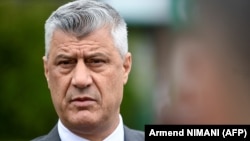 Kosovar President Hashim Thaci (file photo)