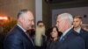 Președintele Igor Dodon a avut o scurtă întâlnire informală cu vicepreședintele american Mick Pence la Ierusalim, cu ocazia comemorării victimelor Holocaustului, 23 ian 2020.