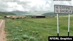 The shooting reportedly took place in the border area near Verin Shorzha.