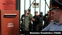 Заключенные в российской колонии