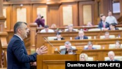 Premierul Ion Chicu în parlament, 2019