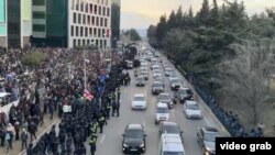 Tbilisi Mall соода борборунун жанындагы акция, 2-февраль 2025-жыл. 