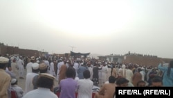 په میرلي کې احتجاج د یکشنبې له ورځې روان وو