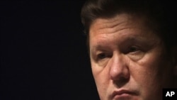 Gazprom CEO Aleksei Miller