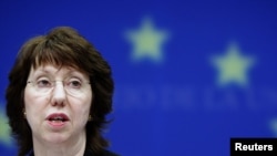 Бельгія -- Виступ верховного представника ЄС із закордонних справ та політики безпеки Катрін Аштон, Брюсель, 22 березня 2010 року