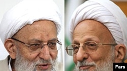 مصباح یزدی (راست)، مهدوی کنی