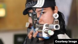 Ок атуу боюнча Олимп оюндарына жолдомо алган Каныкей Кубанычбекова. 