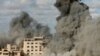 Израил-Палестина. Газа тилкелериндеги аба соккуларынан кыйраган үйлөр. 