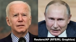 Президент США Джо Байден і президент Росії Володимир Путін (колаж)
