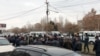 Armenia - Minibus drivers protest against higher fuel prices in Yerevan, 16Jan2018. 