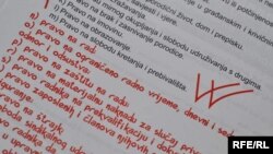 Ilustrativna fotografija, odredbe o poštivanju ljudskih prava, juni 2009, foto: Midhat Poturović